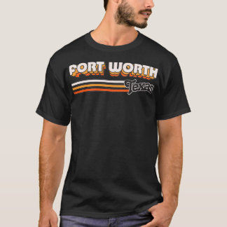 Fort Worth TX City Streifen T-Shirt