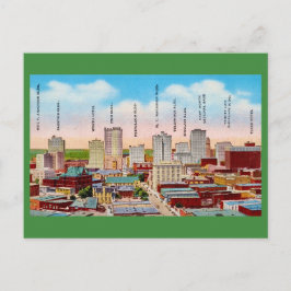 Fort Worth TX Downtown Postkarte