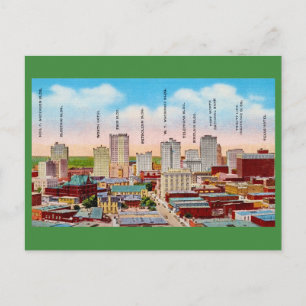 Fort Worth TX Downtown Postkarte