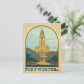 Fort Worth, TX Postkarte (Stehend Vorderseite)