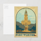 Fort Worth, TX Postkarte (Vorne/Hinten)