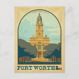 Fort Worth, TX Postkarte