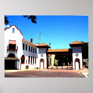 Fort Worth-Viehhöfe Poster