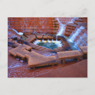 Fort Worth Watergarden Postkarte