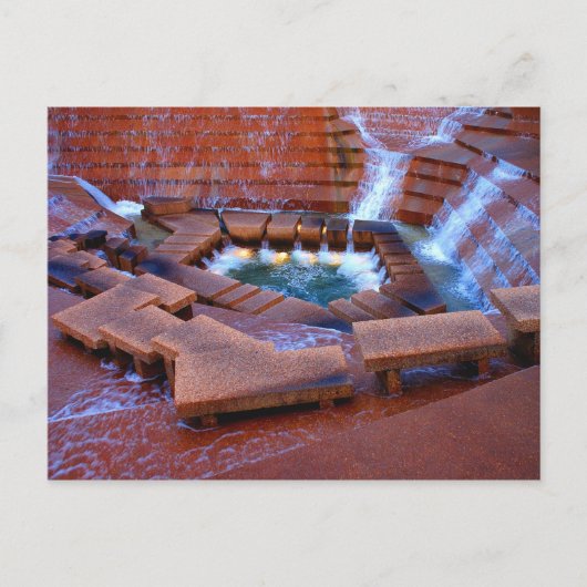 Fort Worth Watergarden Postkarte (Vorderseite)