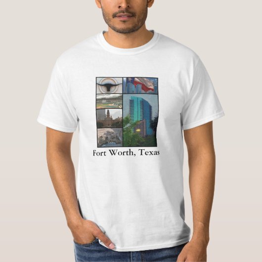 Fort- Worthwert-T-Shirt T-Shirt (Vorderseite)