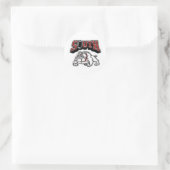 Fort Zumwalt South Jr Bulldogs Football Club Store Runder Aufkleber (Tasche)