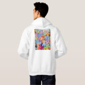 Fortaleza Brazil City Map Hoodie (Schwarz voll)