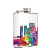 Fortaleza Brazil Skyline Flachmann (Rechts)