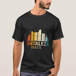 Fortaleza Skyline Brasilien T-Shirt