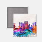 Fortaleza Skyline Magnet (Vorderseite/Rückseite)