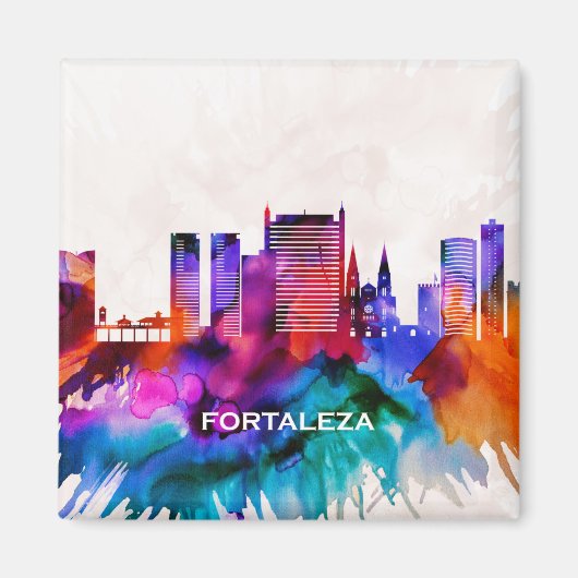 Fortaleza Skyline Magnet (Vorne)