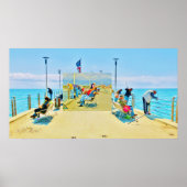Forte dei Marmi Pier Daydream, Poster Print (Vorne)