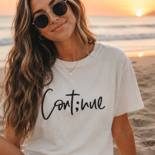 Fortfahren, Motivieren und Inspirierend Mental Wel T-Shirt