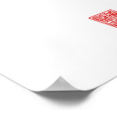 "Fortführung ist Power" Poster (Ecke)