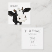 "Fortgegangen!" Personalisierte Änderung der Adres Mitteilungskarte (Vorne/Hinten)