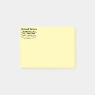 Fortgeschrittene Betriebswirtschaft Post-it Klebezettel