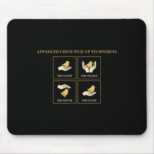 Fortgeschrittene Hühner-Aufgabel-Techniken Hühner Mousepad