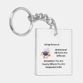 Fortgeschrittenenkurs auf einem schlüsselanhänger (Vorderseite links)