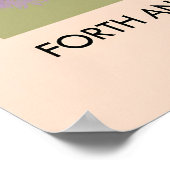 Forth and Clyde Canal Towpath Schottlands Großer Poster (Ecke)