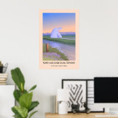 Forth and Clyde Canal Towpath Schottlands Großer Poster (Heimbüro)