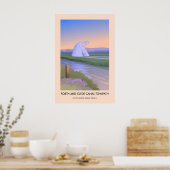 Forth and Clyde Canal Towpath Schottlands Großer Poster (Küche)