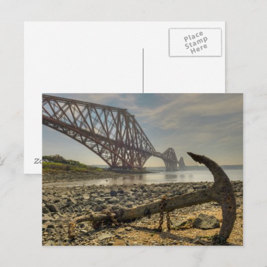 Forth Bridge Postkarte (Vorne/Hinten)