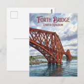 Forth Bridge Vereinigtes Königreich Postkarte (Vorne/Hinten)