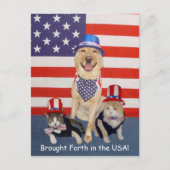 Forth in den USA! Postkarte (Vorderseite)