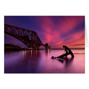 Forth Rail Bridge bei Sunset Schottland