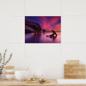 Forth Rail Bridge bei Sunset | Schottland Poster (Küche)