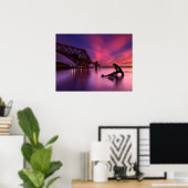 Forth Rail Bridge bei Sunset | Schottland Poster (Heimbüro)