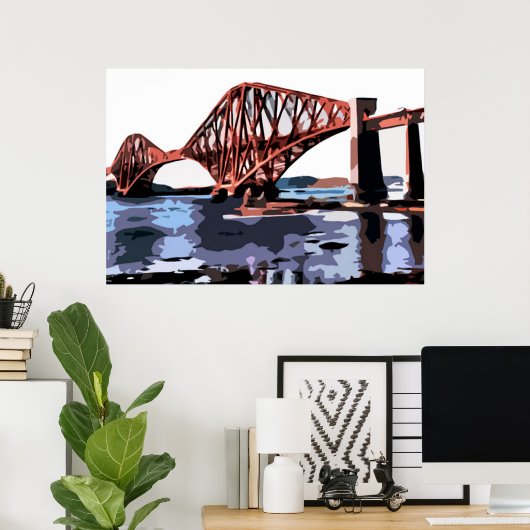 Forth Rail Bridge Poster (Heimbüro)