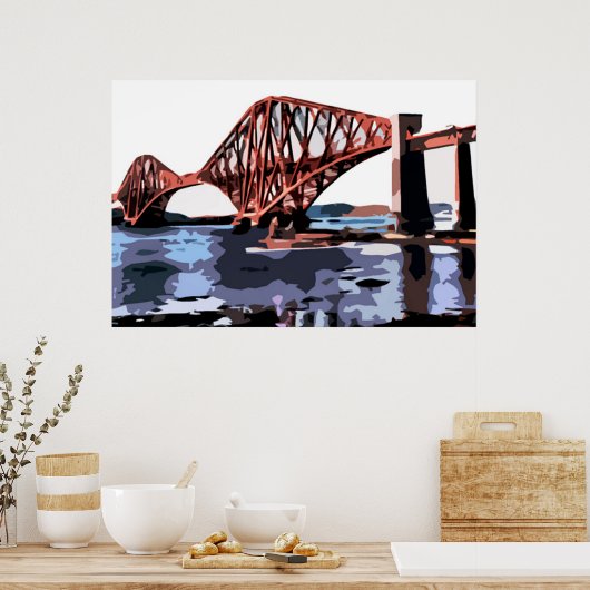 Forth Rail Bridge Poster (Küche)