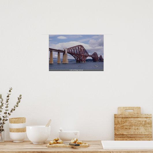 Forth Rail Bridge, Schottland Poster (Küche)