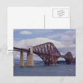 Forth Rail Bridge, Schottland Postkarte (Vorne/Hinten)