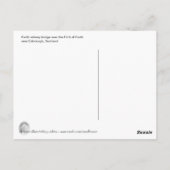 Forth RailBridge Großbritannien Postkarte (Rückseite)