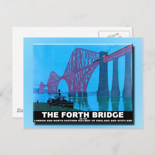 Forth Road Bridge Postkarte (Vorne/Hinten)