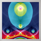 Forth Tetragrammaton (12" x 12") Art Print Poster (Vorne)