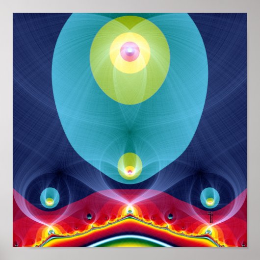 Forth Tetragrammaton (12" x 12") Art Print Poster (Vorne)