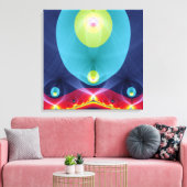 Forth Tetragrammaton Wrapped Canvas Leinwanddruck (Insitu (Wohnzimmer))