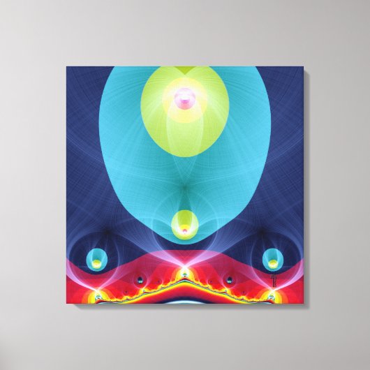 Forth Tetragrammaton Wrapped Canvas Leinwanddruck (Vorderseite)