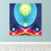 Forth Tetragrammaton Wrapped Canvas Leinwanddruck (Insitu (Holzboden))