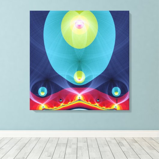 Forth Tetragrammaton Wrapped Canvas Leinwanddruck (Insitu (Holzboden))