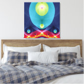 Forth Tetragrammaton Wrapped Canvas Leinwanddruck (Insitu (Schlafzimmer))
