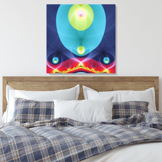 Forth Tetragrammaton Wrapped Canvas Leinwanddruck (Insitu (Schlafzimmer))