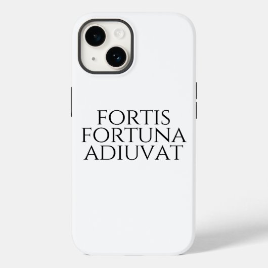 Fortis Fortuna Adiuvat Case-Mate iPhone Hülle (Rückseite)