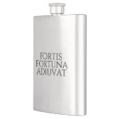 Fortis Fortuna Adiuvat Flachmann (Links)