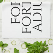 Fortis Fortuna Adiuvat Geschirrtuch (Gefaltet)