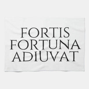 Fortis Fortuna Adiuvat Geschirrtuch